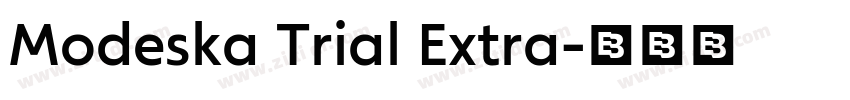 Modeska Trial Extra字体转换